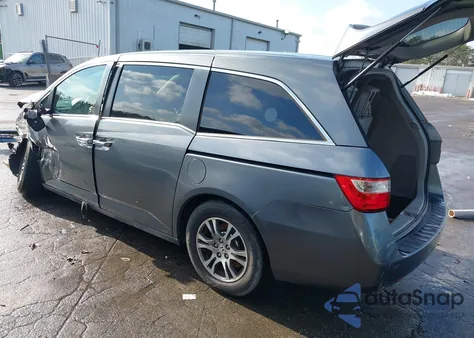2012 Honda Odyssey Ex-L из США, поврежденный, VIN 5FNRL5H64CB061605